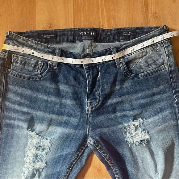 VIGOSS- THE THOMPSON TOMBOY -DISTRESSED JEANS - Picture 6 of 10